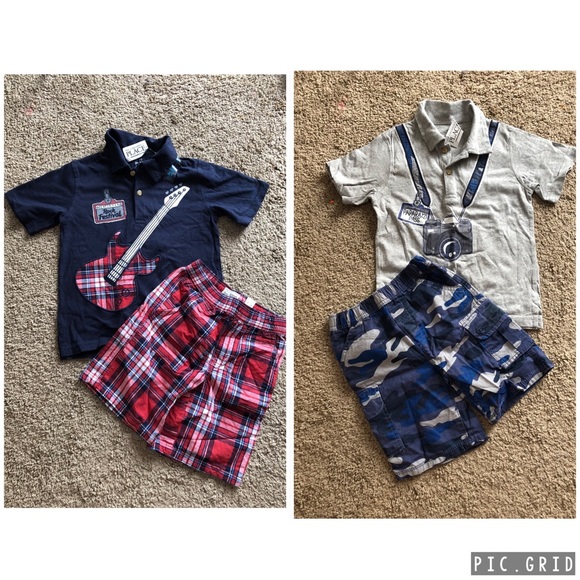 TCP Toddler Boys Summer Outfits Size 4T NEW!